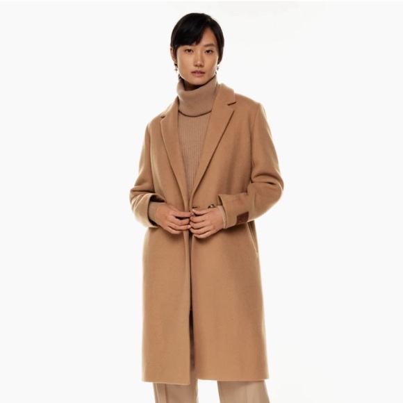 Aritzia Babaton The Stedman Wool Coat Small Seville - Picture 2 of 5